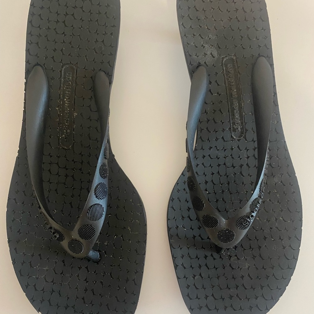 Black Siegerson Morrison Kitten Heel Sandals